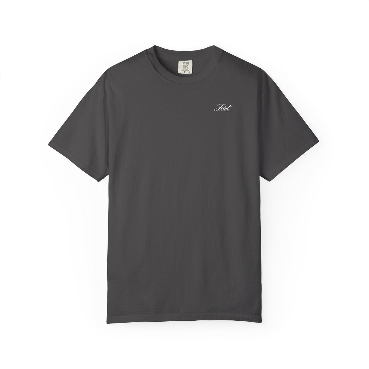 You'll Never Go Broke Investing In Yourself (WHITE TEXT, GRAPHITE SHIRT)
