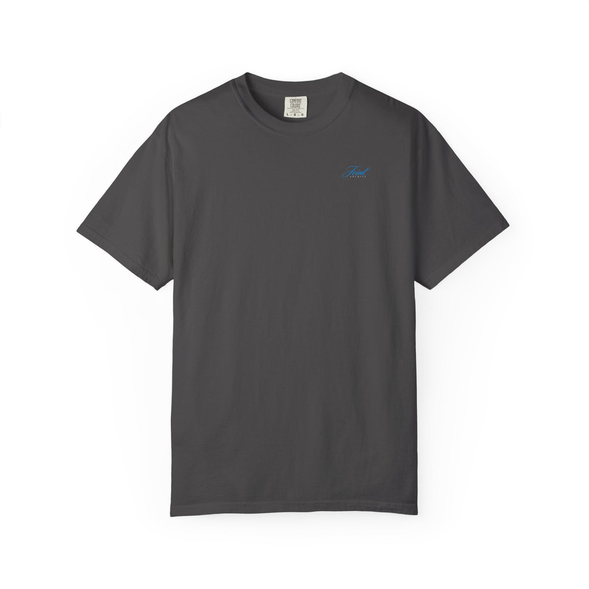 You'll Never Go Broke Investing In Yourself (BLUE TEXT, GRAPHITE SHIRT)