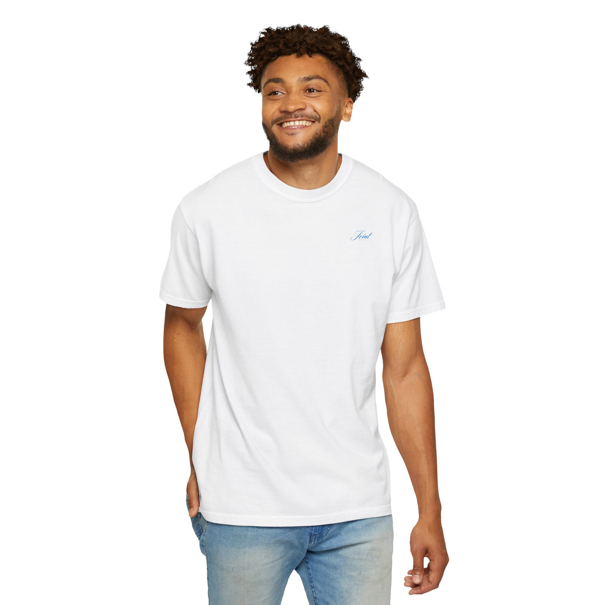 You'll Never Go Broke Investing In Yourself (BLUE TEXT, WHITE SHIRT)