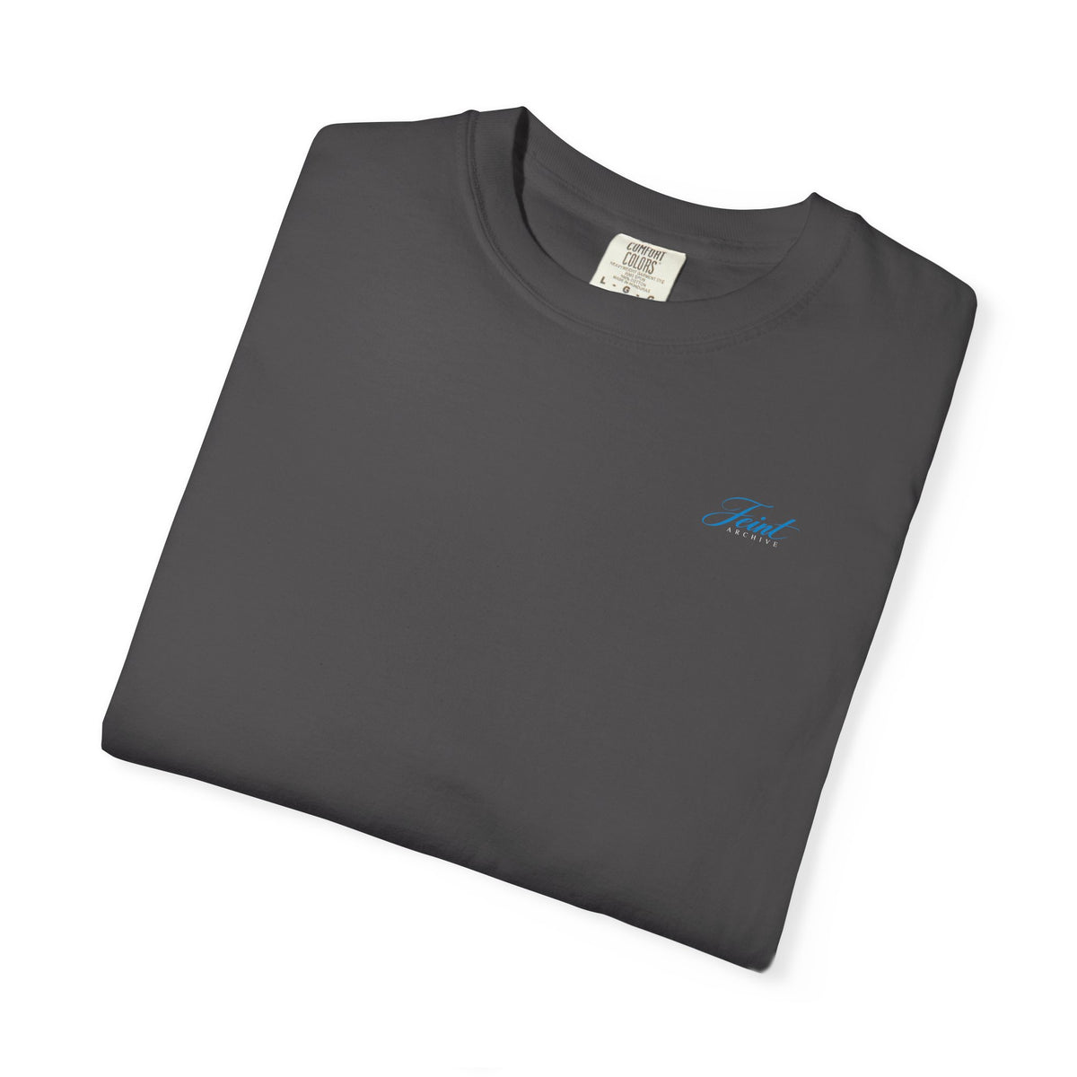 It Always Seems Impossible Until Its Done (BLUE TEXT, GRAPHITE SHIRT)